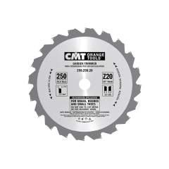 Диск пильный 250x25,4x2,2/1,4 15° 10° ATB Z=20 CMT 298.250.20