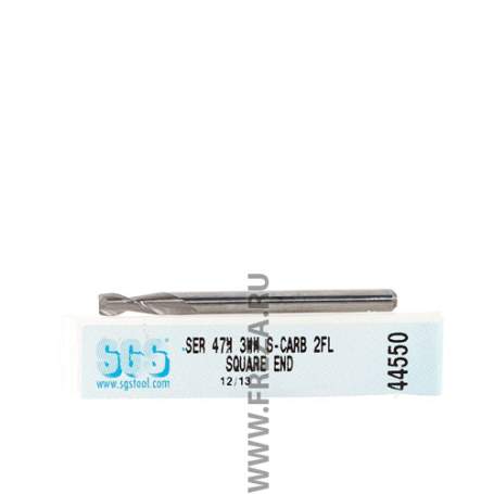 Фреза SGS 44550 (L1-38 мм, L2-8 мм, D1-3 мм, D2-3 мм)