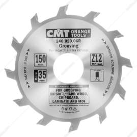 Диск пильный 180x35x6,0/3,0 15° FLAT Z=18 CMT 240.060.07R