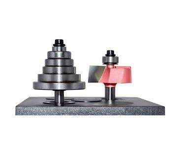 Фреза четвертная c набором подшипников (нижн. подш.) Z=2 D=50x22x56 S=8 PROCUT 307811BP (L1-56 мм, L2-22 мм, D1-50 мм, D2-8 мм)