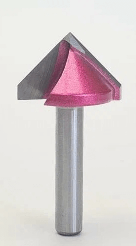 Фреза V-образная пазовая с углом 90гр. i1=5 D=10x13x50 S=6 PROCUT PROFESSIONAL A1002 (L1-50 мм, L2-13 мм, D1-10 мм, D2-6 мм)