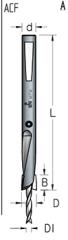 Сверло WPW ACF2950S для KREG D9,5 L152 хвостовик 9