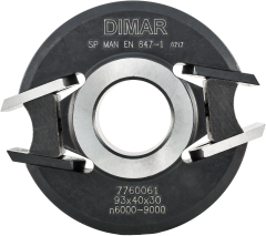 Фреза насадная Dimar 7760061 МУЛЬТИПРОФИЛЬ 40 D93x40x Z2 сменные ножи HSS посадка 30