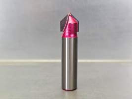 Фреза V-образная пазовая с углом 90º Z=2 D=12.7x12.7x53 S=12 PROCUT 200222P