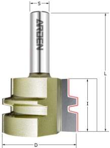 Фреза сращивание 15-30мм (Щит) Z=2 D=38.1x32x71 S=12 ARDEN 608211 (L1- мм, L2- мм, D1- мм, D2-12 мм)