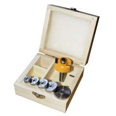 Набор фрез кромочных фальцевых, 6 подшипников, хвостовик 12 мм Энкор 46329