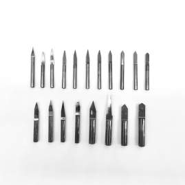 Набор "Базовый" гравировальных фрез по дереву и пластику