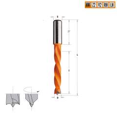 Сверло HW для присадочного станка 8x50x85 Z=2+2 S=10x27 LH CMT 373.080.12