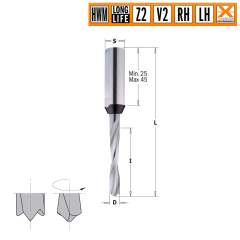 Сверло HWM для присадочного станка 3x18x70 Z=2+2 S=10x40 RH CMT 311.030.21