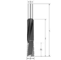 Фреза для врезания замков со стружколомом D=14x25x130 S=12 ARDEN 2-14130