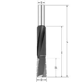 Фреза для врезания замков со стружколомом D=14x25x130 S=12 ARDEN 2-14130 (L1-130 мм, L2-25 мм, D1-14 мм, D2-12 мм)