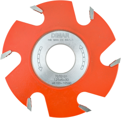 Фреза насадная Dimar 7070101 паз 6x32мм D125 Z6 посадка 30