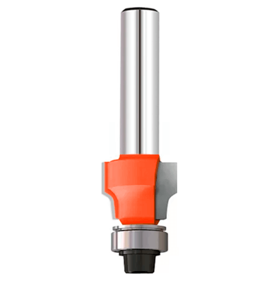 Фреза радиусная (кромочная) R=9,53 D=31,75x15x55 S=8 РЕЗЕЦ 4001008 (L1-55 мм, L2-15 мм, D1-31.75 мм, D2-8 мм)