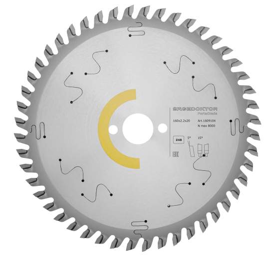 Пила портативная SAGEDOKTOR 160x2.2x1.6x20x48Z CBD5 PortaGrade Wood Pinholes 1609104 Yellow W1218