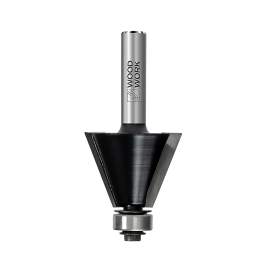 Фреза фасочная с подшипником угол=22.5° D=25.4 L=60 S=8mm 936.2522.08 Woodwork