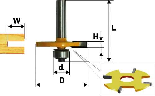 Фреза кромочная фальцевая ф50,8х2мм хв 8мм Энкор 10561 (L1- мм, L2- мм, D1- мм, D2- мм)