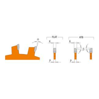 Пильный диск СМТ типа LAMELLO 100x22x3,96/3,0 18° 10° ATB Z=6 240.006.04