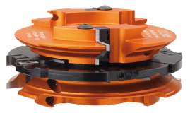 СМТ Комплект дверной 3 фрез F=50 D=160x48 насадных (алюм) смен.ножи HM (кейс) 694.015.50