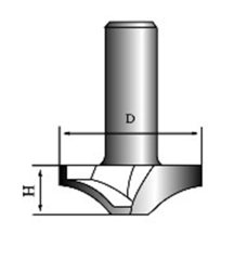 Фреза для фасадов DF36-011 D=36x11x50 S=12PROCUT DF36-011