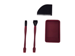 Набор для нанесения клея 4 предмета (ванночка 140x90мм) UNIQTOOL UTGL-0001