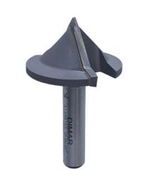 Фреза Dimar 51209755  по гипсокартону 12,7 мм паз 90ºгр под впитывающий клей D35 хв 8