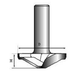 Фреза для фасадов DF50-010 D=50x10x50 PROCUT DF50-010