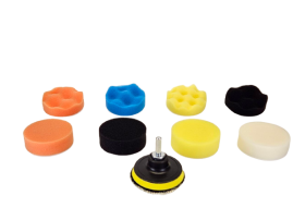 Набор кругов полировочных 9 шт. D=80mm для электроинструмента UNIQTOOL UTG-1077