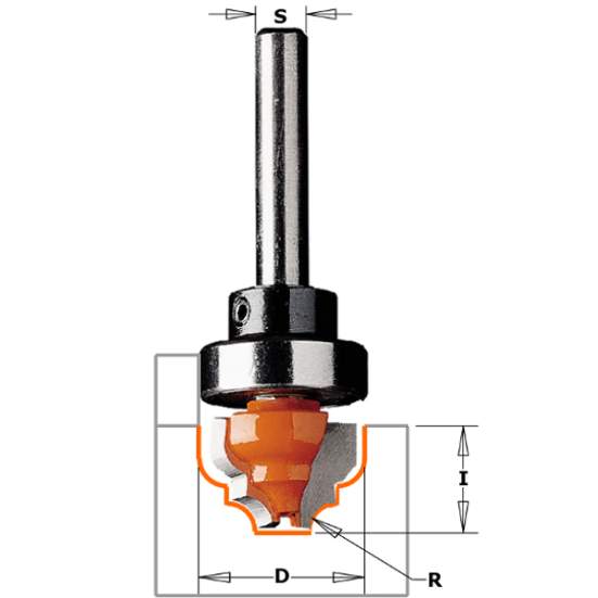 СМТ Фреза (Псевдофиленка) (D) (верх. подш.) S=12 D=28,6x13,3 965.802.11B (L1- мм, L2-13.3 мм, D1-28.6 мм, D2-12 мм)