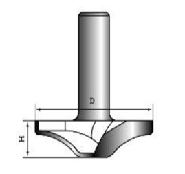 Фреза для фасадов DF50-011 D=50x11x50 S=12 PROCUT DF50-011