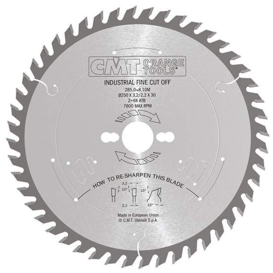 Диск пильный 450x30x3,8/2,8 15° 15° ATB Z=54 CMT 285.054.18M