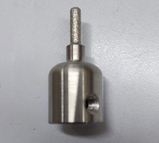 Фреза насадная WPW GLMZ329/126 сверлильная и шлифовка среднее зерно алмаз D3,2 для мокрой обработки стекла (L1- мм, L2- мм, D1-3.2 мм, D2- мм)