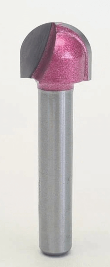 Фреза пазовая полукруг (чаша) R=6 D=12x10x42 S=6 PROCUT PROFESSIONAL A1302 (L1-42 мм, L2-10 мм, D1-12 мм, D2-6 мм)