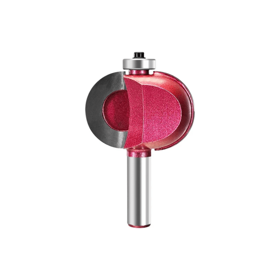 Фреза полушар с нижним подшипником R=6,35 D=25.4x13 S=8 PROCUT 227823P (L1- мм, L2-13 мм, D1-25.4 мм, D2-8 мм)