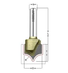 Фреза скругление R=12.7 D=25.4x19.05x55 S=8 ARDEN 225861
