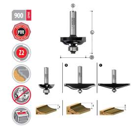 Фреза филеночная D=31.8 I=9.5 L=52 S=8mm 900.3295.08 Woodwork