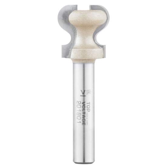 Фреза профильная ручка R=4,76 D=19,05x14,4x57 S=8 TOPVOLTAGE 201801 (L1-57.05 мм, L2-14.4 мм, D1-19.05 мм, D2-8 мм)