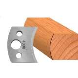 Нож профильный 40mm для насадной фрезы 2 Rotis 40034008