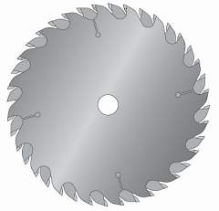 Пила Dimar 5548061 составная 2 сегмента для гибки Алюкобонда на угол 90 гр D250x25,4x10,2 Z20+20