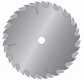 Пила Dimar 5548061 составная 2 сегмента для гибки Алюкобонда на угол 90 гр D250x25,4x10,2 Z20+20