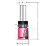 Фреза для выборки паза под петли D=16x19x60 S=8 PROCUT 109807BP (L1-60 мм, L2-19 мм, D1-16 мм, D2-8 мм)