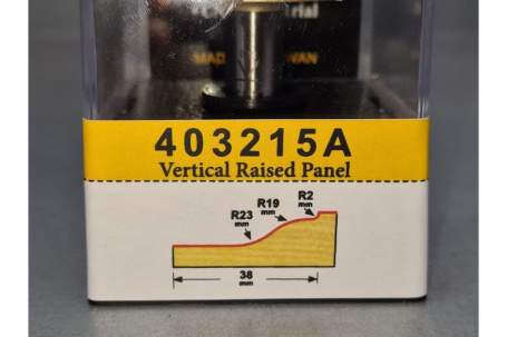 Фреза профильная для плинтусов D=38x38x75 S=12 ARDEN 403215A (L1-75 мм, L2-38 мм, D1-38 мм, D2-12 мм)