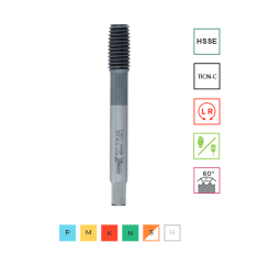 Метчик-раскатник M12х1,75 (HSS-E + TICN-C),ISO, 6H,R RODMIX 1610120175