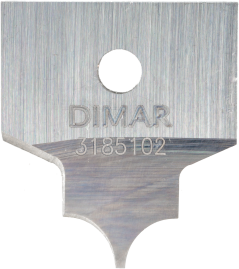 Нож Dimar 3185102 острый угол ФАСАД R4,8 B9,5 пятка 0,8 для оправки G1853x19
