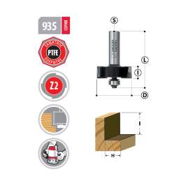 Фреза четвертная H=12.7 D=38.1 L=55 S=8mm 935.3813.08 Woodwork