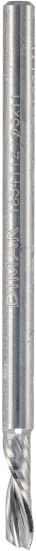 Фреза Dimar 185411Z O флейта для пластика D3x11 L50 стружка ВНИЗ хвостовик 3 зеркальная полировка (L1-50 мм, L2-11 мм, D1-3 мм, D2-3 мм)