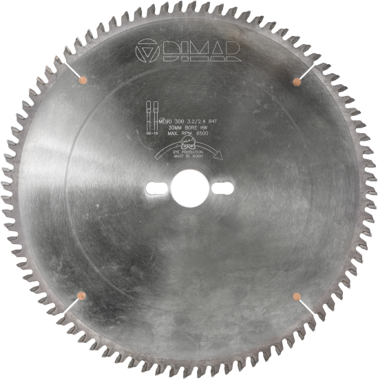 Пила Dimar 90141756 тонкий пропил D300x30x3,2 Z84 для ДСП и МДФ