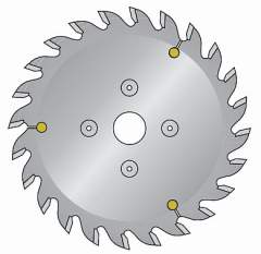 Пила Dimar 90102236 паз 4 D150x30x4 Z24 совместима с оправкой 190025