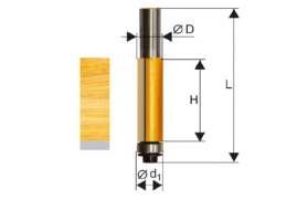 Фреза кромочная прямая ф22,2х26мм хв. 12мм Энкор 46167