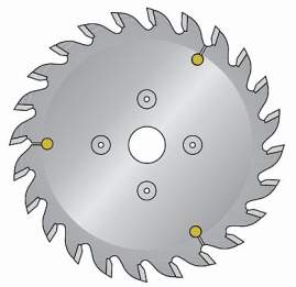 Пила Dimar 90102243 паз 5 D150x20x5 Z24 совместима с оправкой 190025