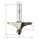Фреза фигурная для столешниц и перил D=63.5x19.05x76 S=12 ARDEN 357211 (L1-76 мм, L2-19.05 мм, D1-63.5 мм, D2-12 мм)